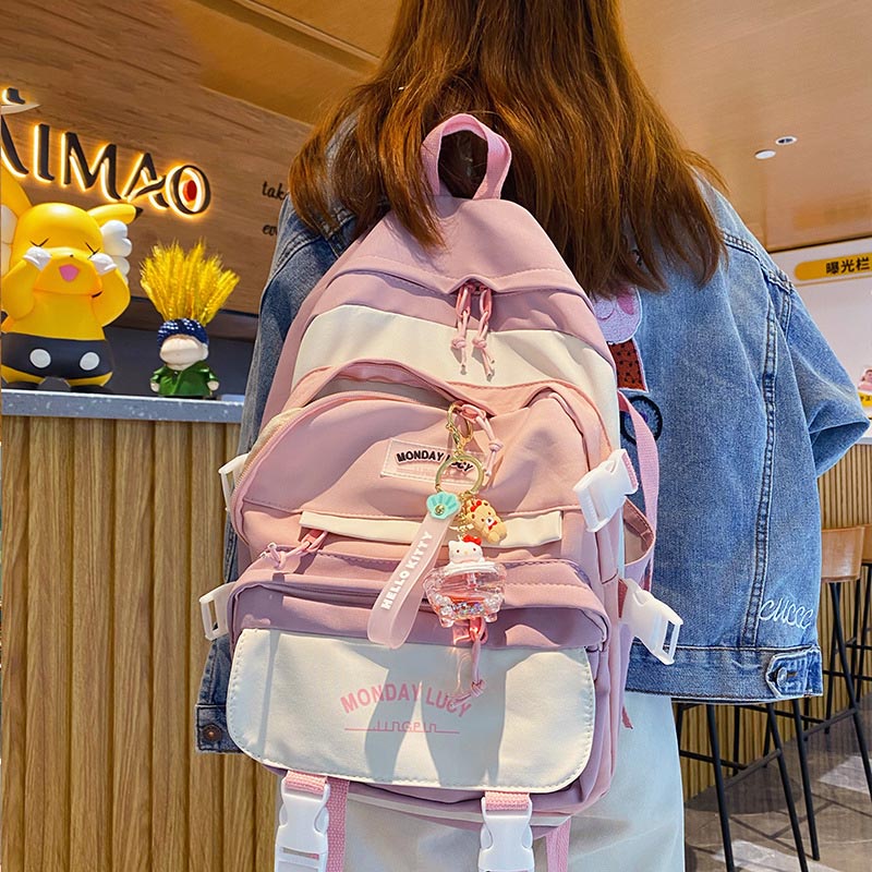 ღ Lucu Sanrio Gantungan Kunci Kartun Cinnamoroll Kuromi Minyak Pasir Mengalir Gantungan Kunci Mobil My Melody Tas Liontin Ornamen Anak Hadiah Mainan