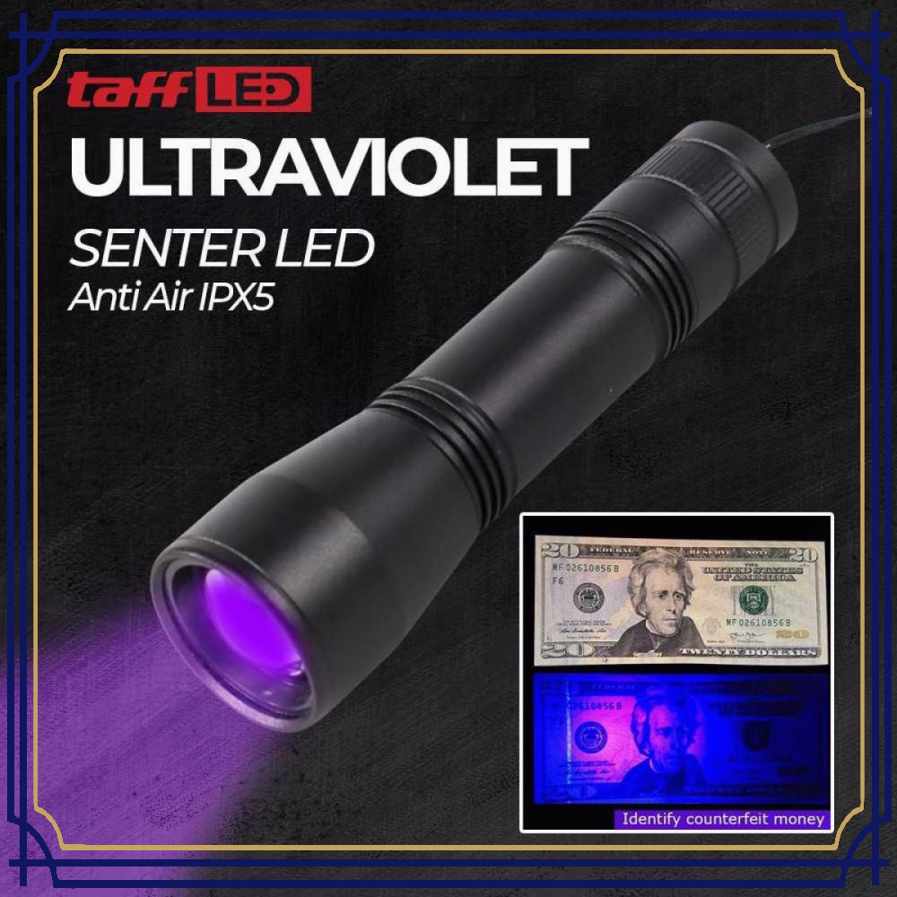 TaffLED Senter LED Ultraviolet Light With Zoomable - CT1
