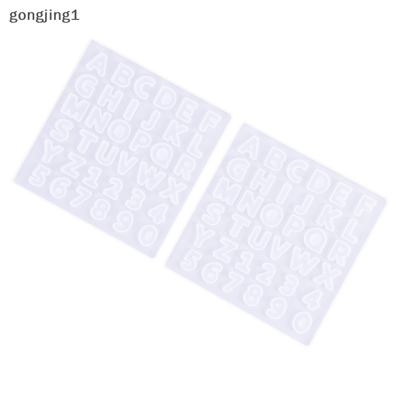 Ggg Cetakan Resin Silikon Untuk DIY Alat Membuat Angka Dan Huruf Mould Handmade Craft  Id