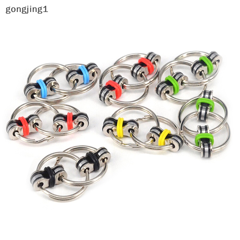Ggg Hot Flippy Chain Ring Fidget Toy Hand Spinner Kecemasan Penghilang Stress ID