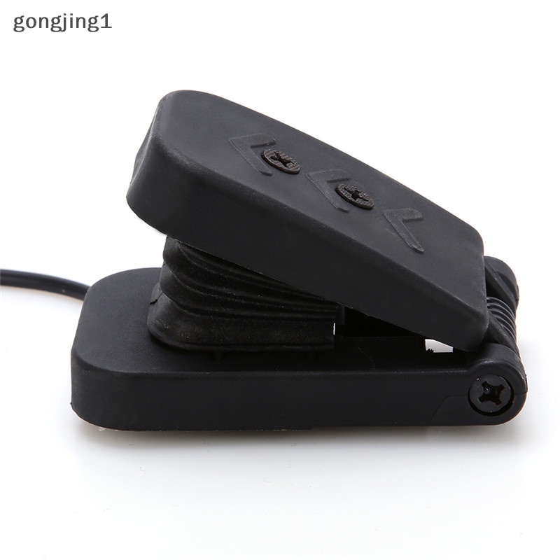 Ggg Pedal Kontrol Kecepatan Akselerator Throttle Kaki ATV Bahan Plastik Hitam Untuk Sepeda Skuter ID