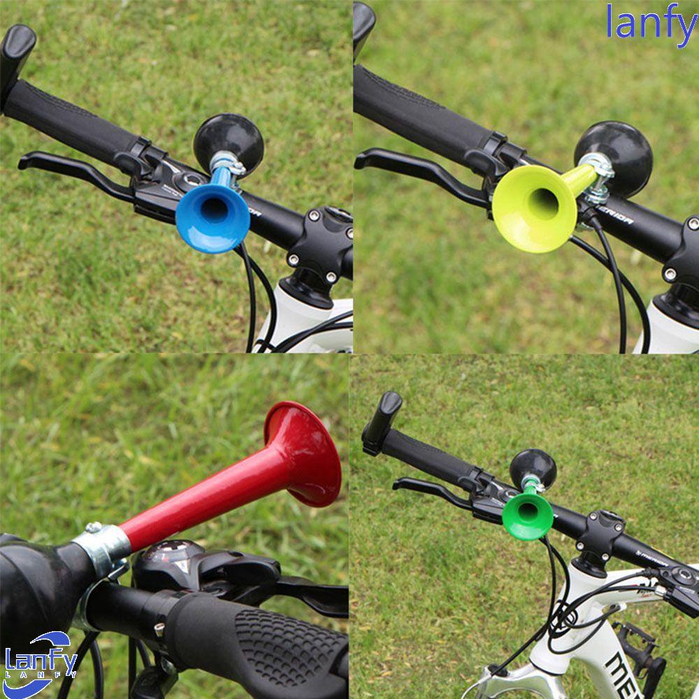 Lanfy Horn New Bicicleta PVC Cycling Bugle Alarm Air Retro Sepeda Bicycle