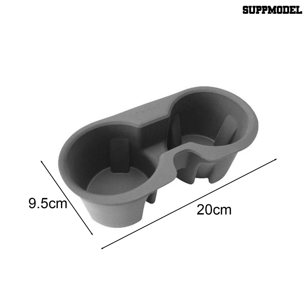 [SM]Tempat Minuman Mobil Non-slip Pemasangan Mudah Dicuci Multifungsi Non Cacat Holder Ramah Lingkungan Center Console Cup Holder Untuk Tesla Model Y Model3 2021/2022 /2023