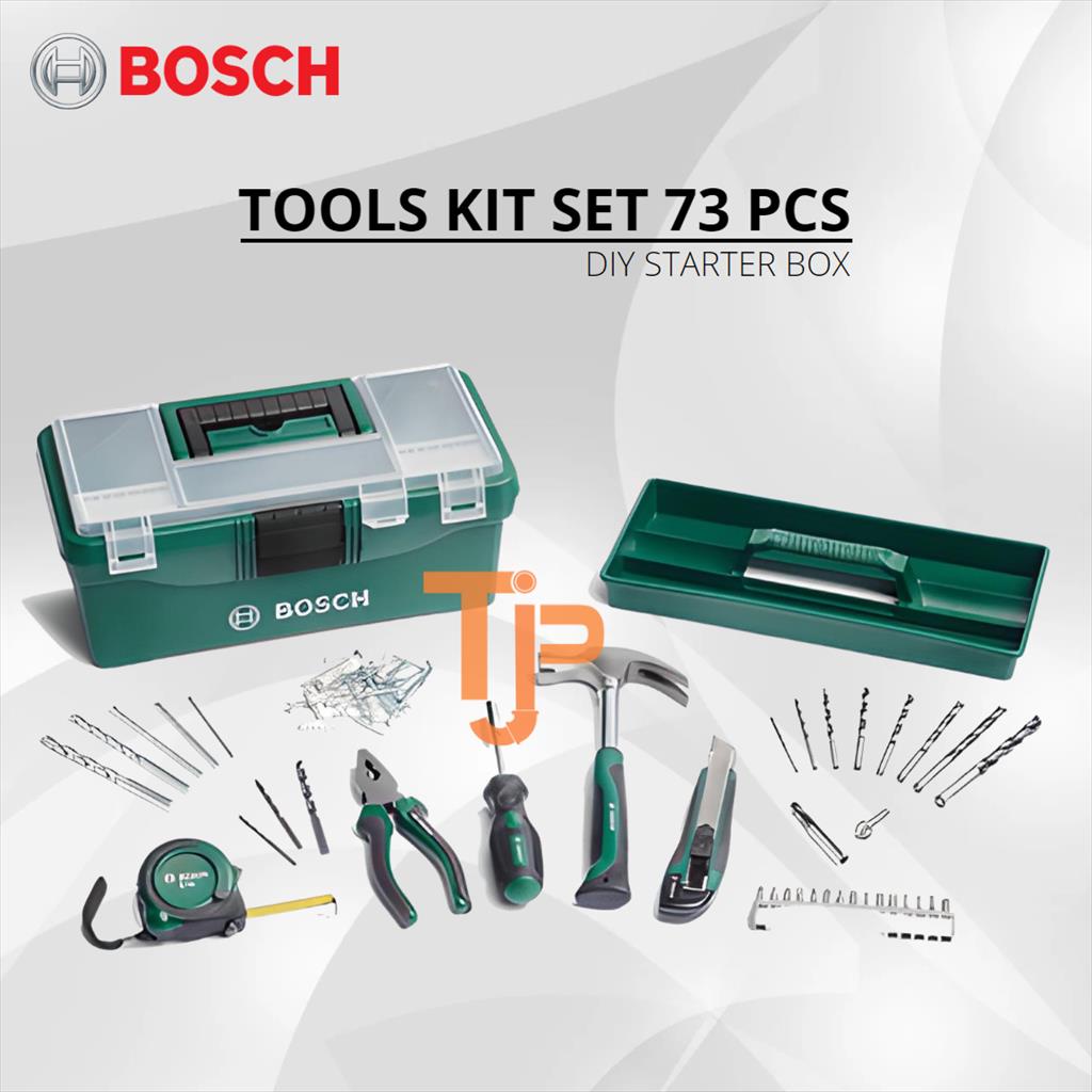 BOSCH TOOL KIT SET 73 PCS - DIY STARTER BOX PN.2607011660