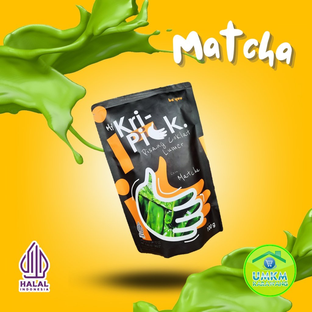 

My Kripick - Keripik Pisang Coklat Lumer Rasa Matcha 100g