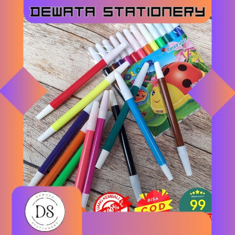 

SPIDOL WARNA SET KECIL (ISI 12 PCS) murah original orlee