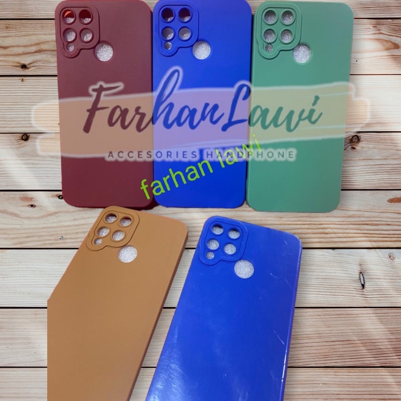 CASE SILIKON MACARON REALME C15 SOFTCASE PROCAMERA