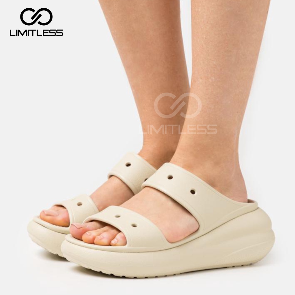 Sandal Wedges Wanita Sol Tinggi Classic Korean Style Kasual Anti Slip Sendal Selop Perempuan Nyaman Indoor Outdoor Casual Terbaru