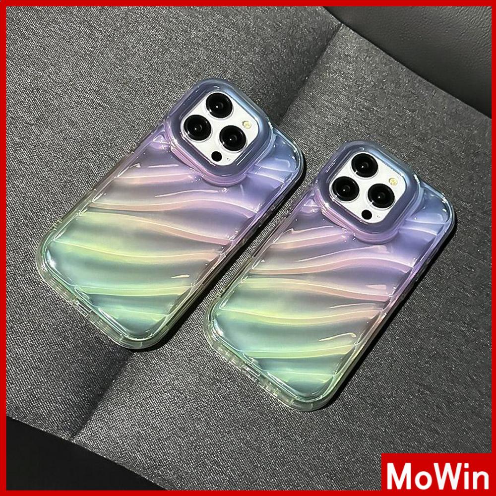 Case iPhone 14 Pro Max iPhone Case Laser Reflektif Bening Case TPU Soft Shell Airbag Tahan Guncangan Gradien Sederhana Kompatibel dengan iPhone 13 Pro max 12 Pro Max 11 xr xs max 7Plus 8Plus