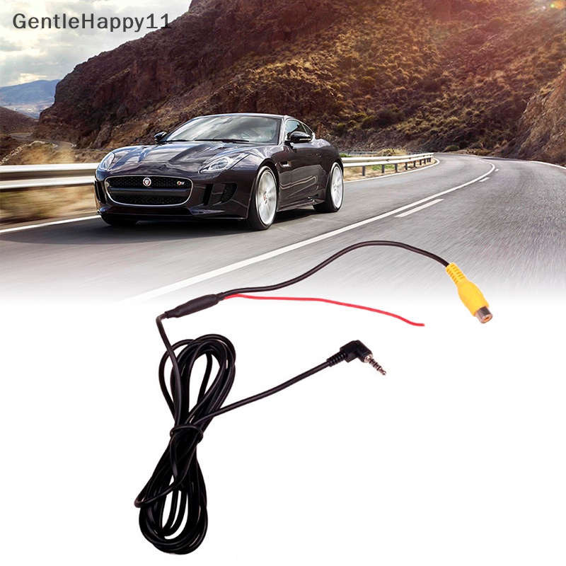 Gentlehappy 1Pc Kabel RCA Ke 2.5mm AV IN Converter Untuk Kamera Parkir Mundur Tampilan Belakang Mobil id