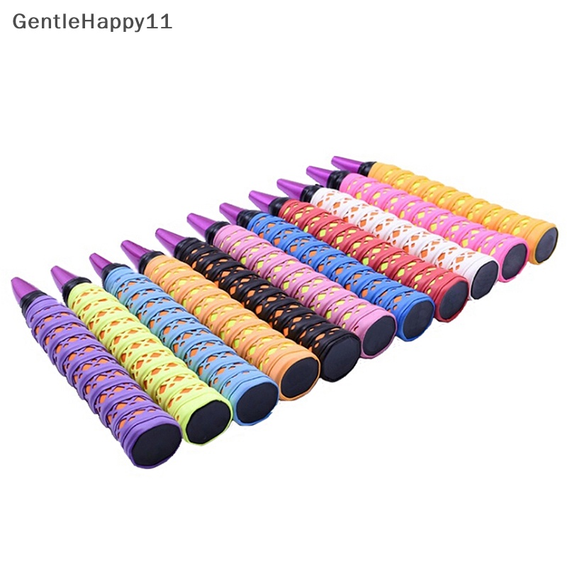 Gentlehappy Serap Keringat Raket Tape Anti slip Handle Grip Untuk Badminton Squash Band New id