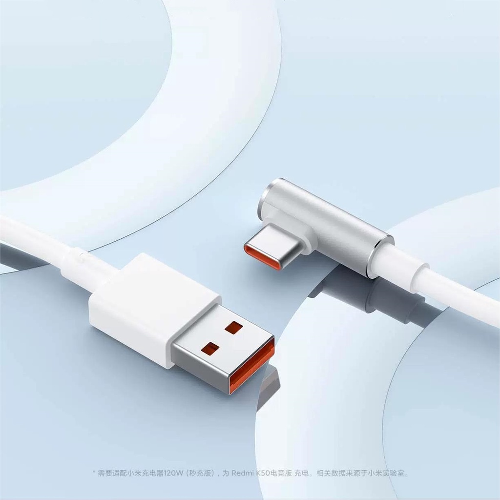 Xiaomi 6A L Type-C Kabel Data Pengisian Cepat Untuk Xiaomi12 13 Phone Tablet Laptop Panjang 1.5m Bekerja Untuk Charger 120W