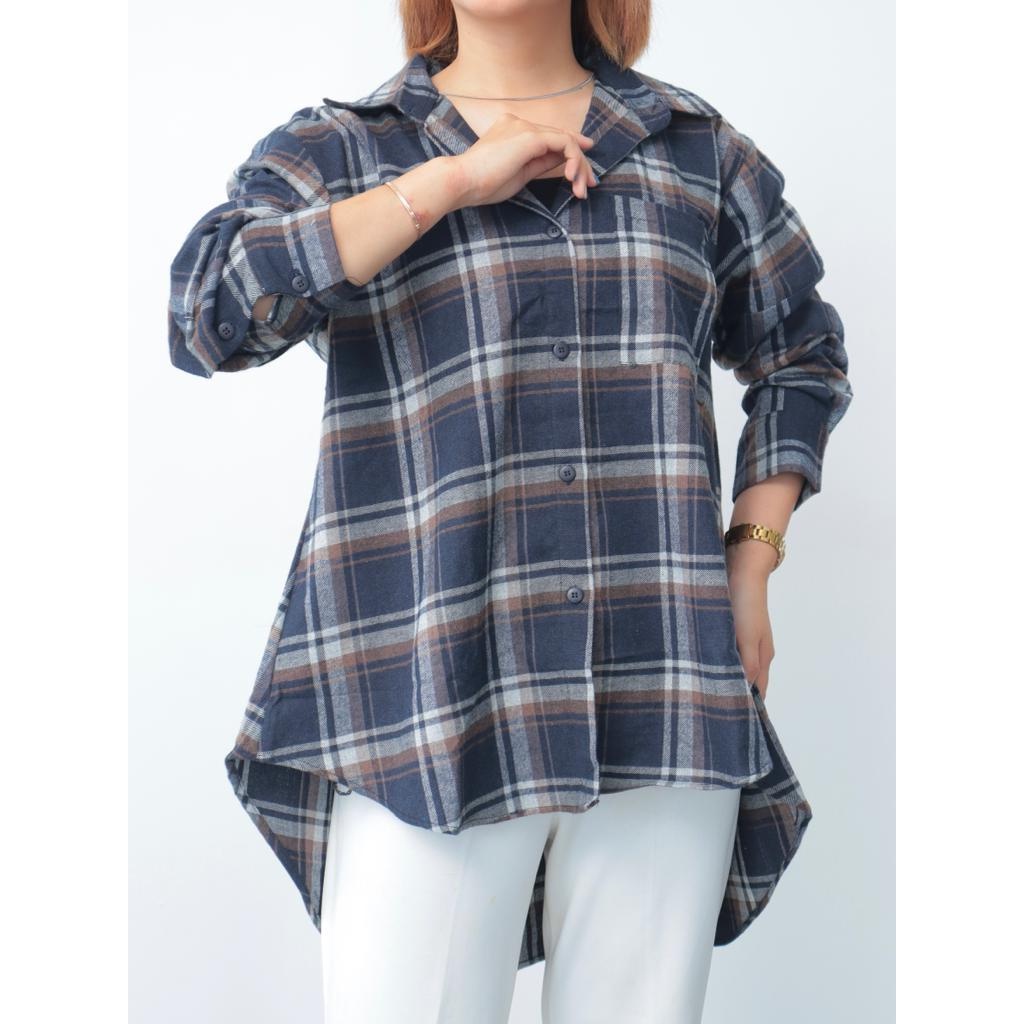 Kemeja Flanel Milea Oversize  - 2301.02.057