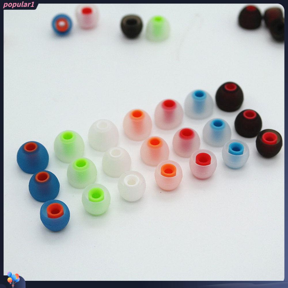 POPULAR Populer 12pcs 3.8mm Tips Telinga Silikon Universal Headphone Lembut In-ear Earphone