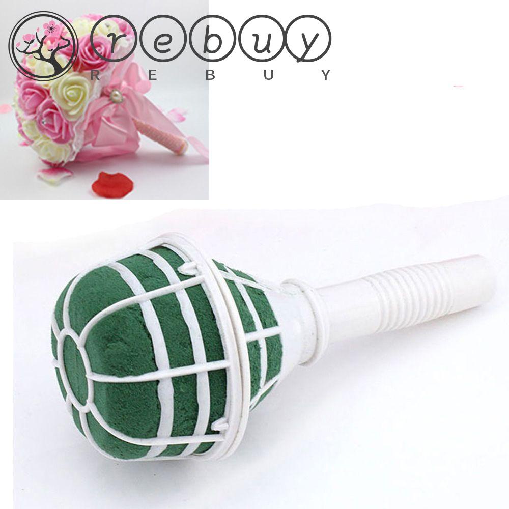 REBUY Bouquet Handle Practice Gadget DIY Dekorasi Perlengkapan Pernikahan