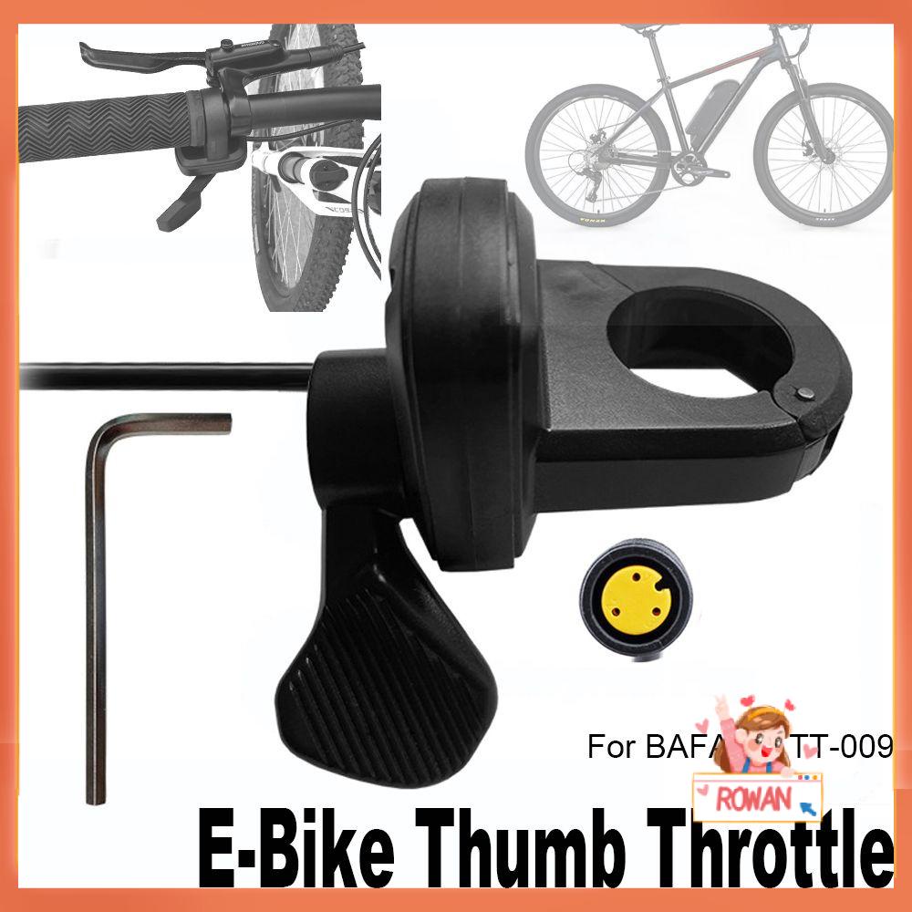 R-FLOWER E-bike Thumb Throttle Aksesoris Untuk BAFANG TT-009 Sepeda Listrik 3Pin Steker Tahan Air