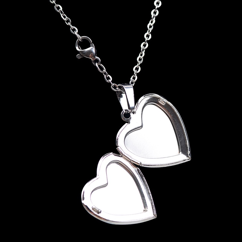 Beyen Mood Necklaces Heart Pendant Necklace Temperature Control Kalung Berubah Warna ID