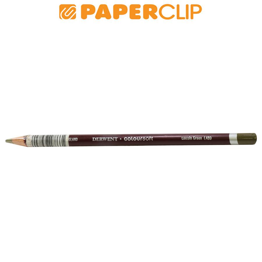 

PENSIL WARNA DERWENT COLOURSOFT 480 LINCOLIN GREEN 0701000DW