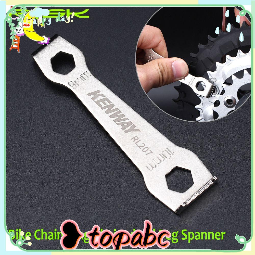 TOP 9&amp;10mm Chain Ring MTB Sepeda Jalan Crankset Arm Aksesoris RL202 Mur Chainring Sepeda