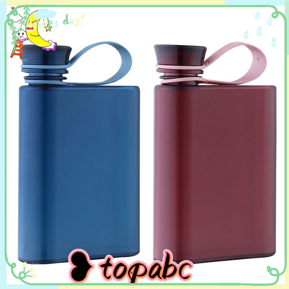 TOP Botol Air Minum Fashion Portable Alat Dapur Gelas Kopi Teh Plastik