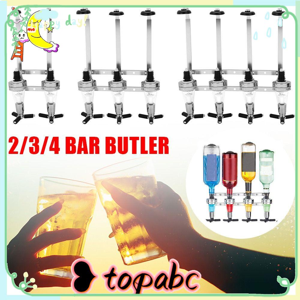 TOP Dispenser Minuman Bar2/3/4 Botol Bar Tools Wall Mounted Beverage