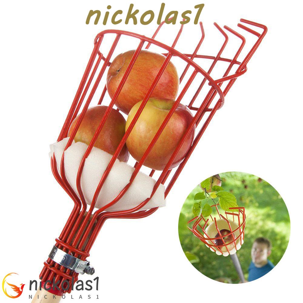 NICKOLAS1 Fruit Picker Deep Basket Nyaman Ambil Penangkap Buah