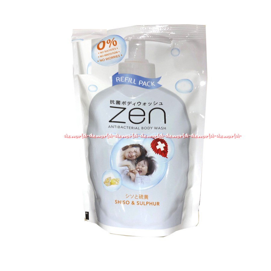 Zen Anti Bacterial 400ml Body Wash Sabun Mandi Cair Kemasan Refill  Zen Antibaccterial Liquid Soap Kemasan ISi Ulang