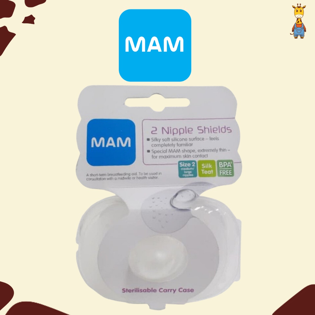 Mam 2 Nipple Shields - Pelindung Puting Ibu Menyusui