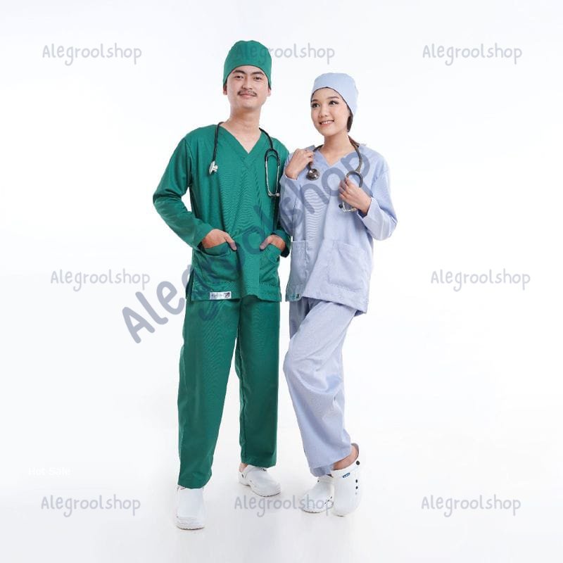 Doctor Scrub's Baju OK  Lengan Panjang/pendek  Costume series 'My Basic'