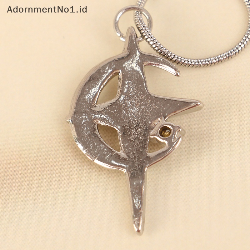 [AdornmentNo1] Bulan bintang liontin Galaxy kalung untuk wanita cewek perempuan leher keren perhiasan rantai klavikula asli korea Fashion pesta hadiah