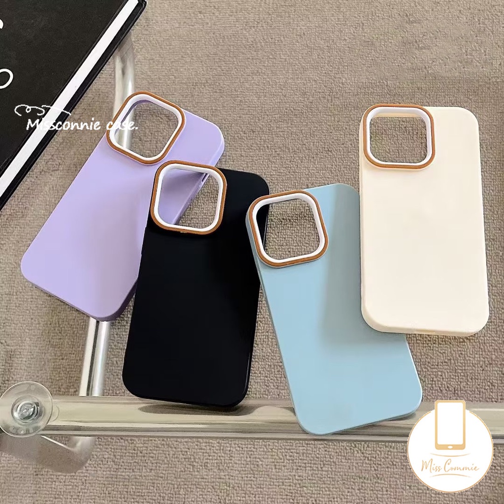 INS Macaron Candy Color Case Compatible for IPhone 11 14 13 12 Pro Max 7Plus XR 8Plus 6 6S 7 8 Plus X XS MAX SE 2020 Simple Solid Color Luxury Thicken Shockproof Cover