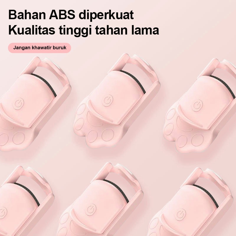 Alat penjepit bulumata Listrik 2 roda gigi Dapat mempertahankan tampilan bulu mata yang tahan lama selama 24 jam Electric Eyelash Curler Big Eye Curling Long-lasting Hold Penjepit Bulu Mata Ele