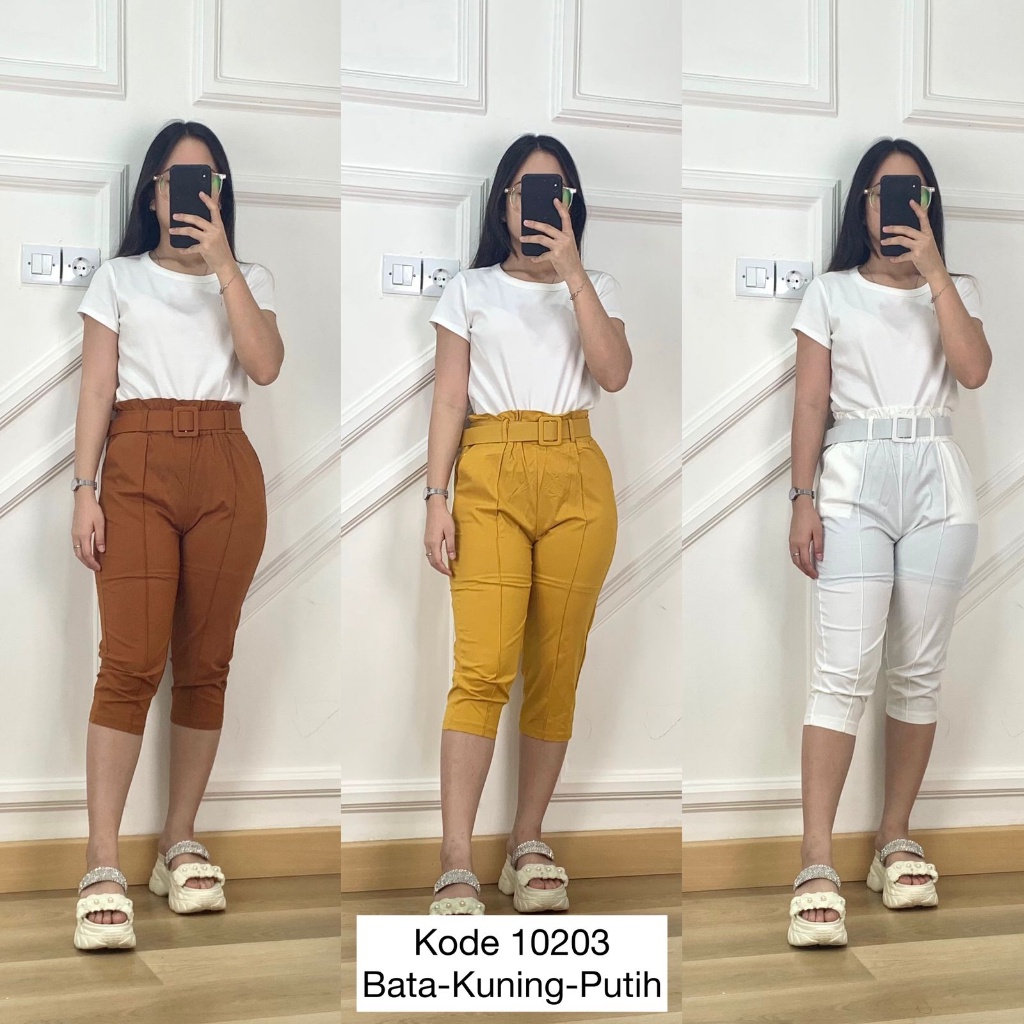 Celana Santai 7 8 Wanita I Celana Pendek 7 8 Wanita I Celana Wanita Santai 7/8