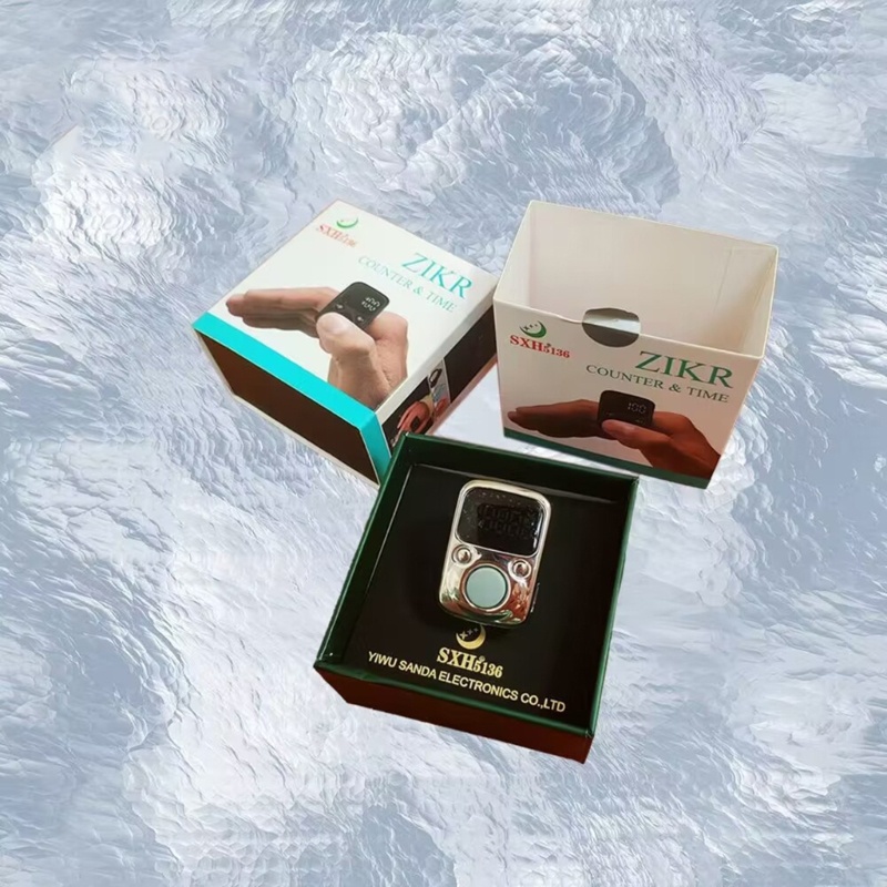 Vivi Mini Finger Counter LED Elektrik Digital Display Dengan Lampu Tally CountersStitch