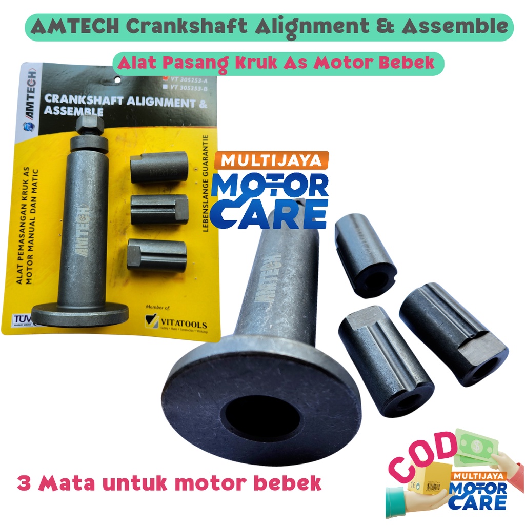 Amtech Crankshaft Alignment Assemble Treker Pasang Kruk As Motor Bebek Matic Universal Semua Motor