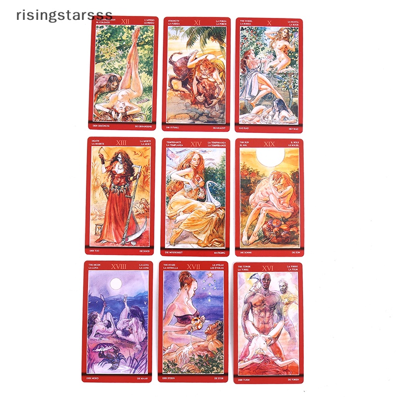 Kartu Tarot Outdoor Kartu Oracle Tarot Seksual Ajaib Untuk Keluarga Deck Board Game Card New