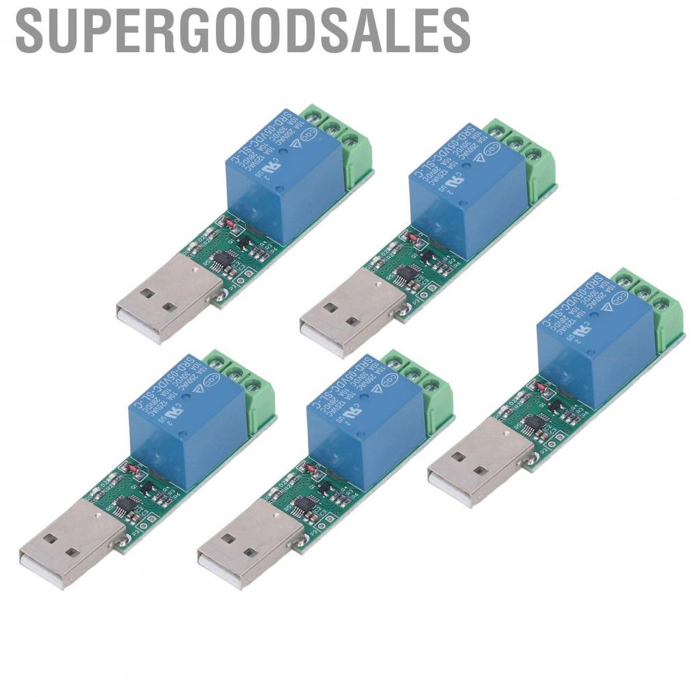 Supergoodsales Relay Board  1 Channel Durable Module Over Current Protection for PC