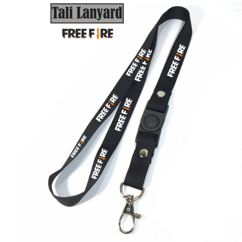 

lanyard FREE FIRE lanyard E-SPORT gantungan kunci name tag id card kartu nama / tali lanyard gantungan leher fullprint