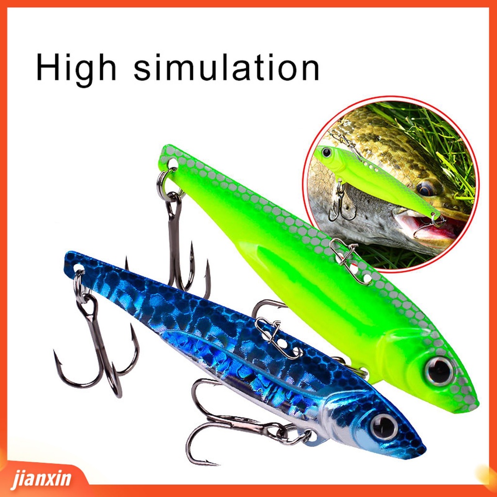 (In Stock) Umpan Pancing Laser VIB Metal Tembakan Panjang Bass Swimbait Untuk Memancing