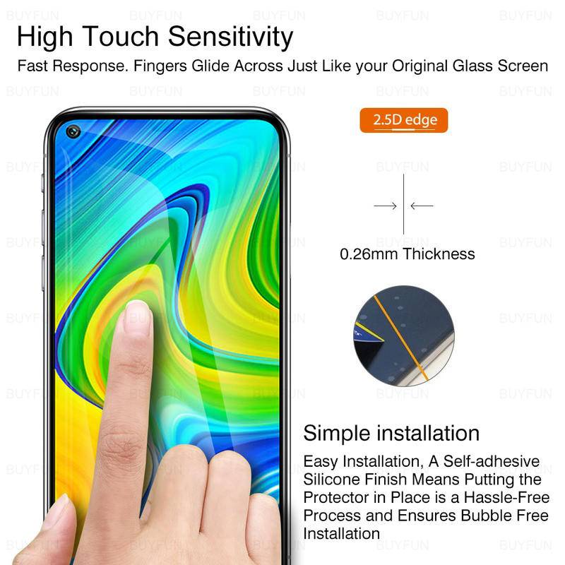 2pcs Full Pelindung Tempered Glass Untuk Redmi Note11Se 10 Lite 12t 12 11e 11t 11 10 Pro Film Pelindung Layar Untuk Redmi Note12 11t 11 Plus 12s 11s 11r 10s 10t 10i