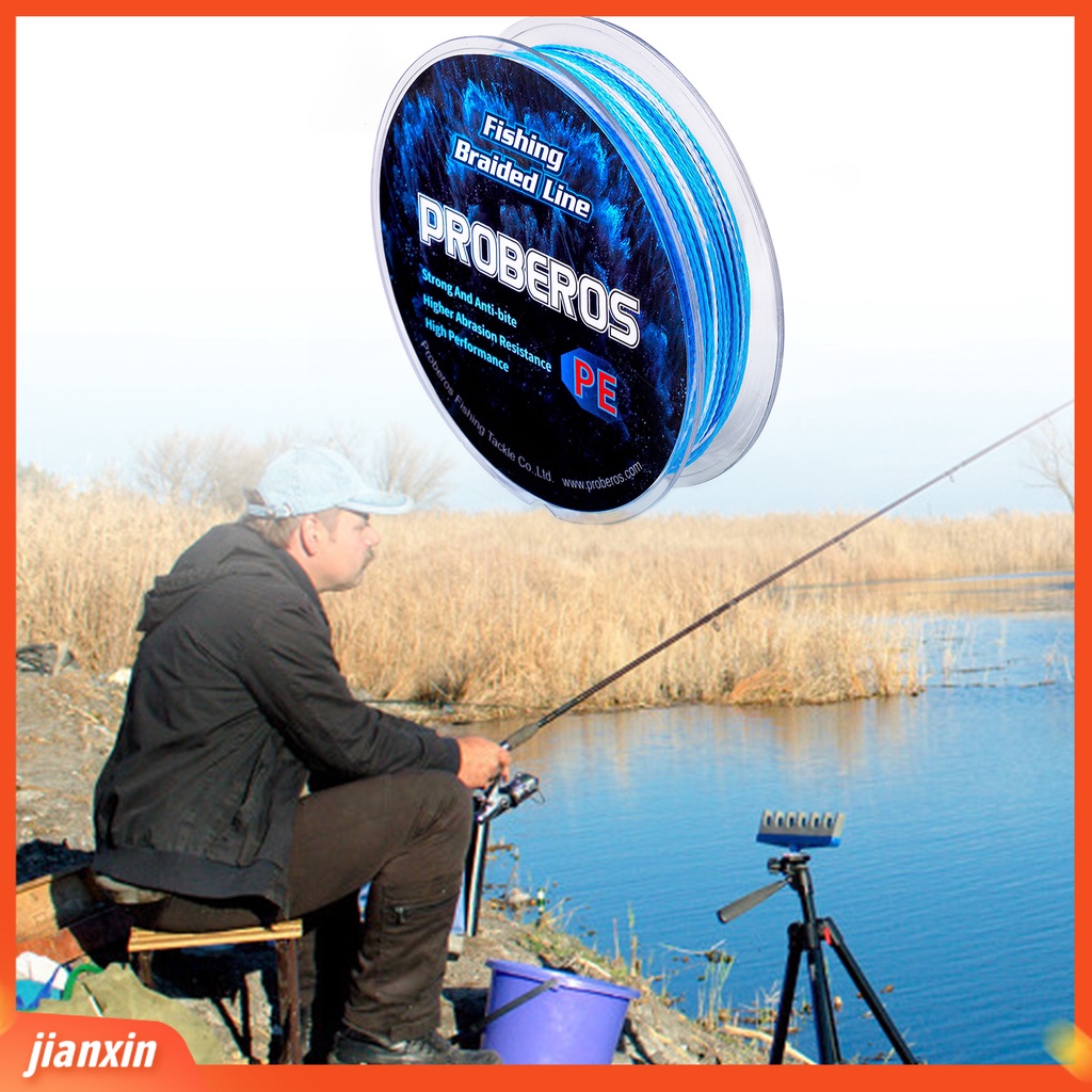 (In Stock) 100m Tali Pancing 4 Trands Tahan Sobek PE Braided Fishing Tackle Pesca Lure Untuk Angling