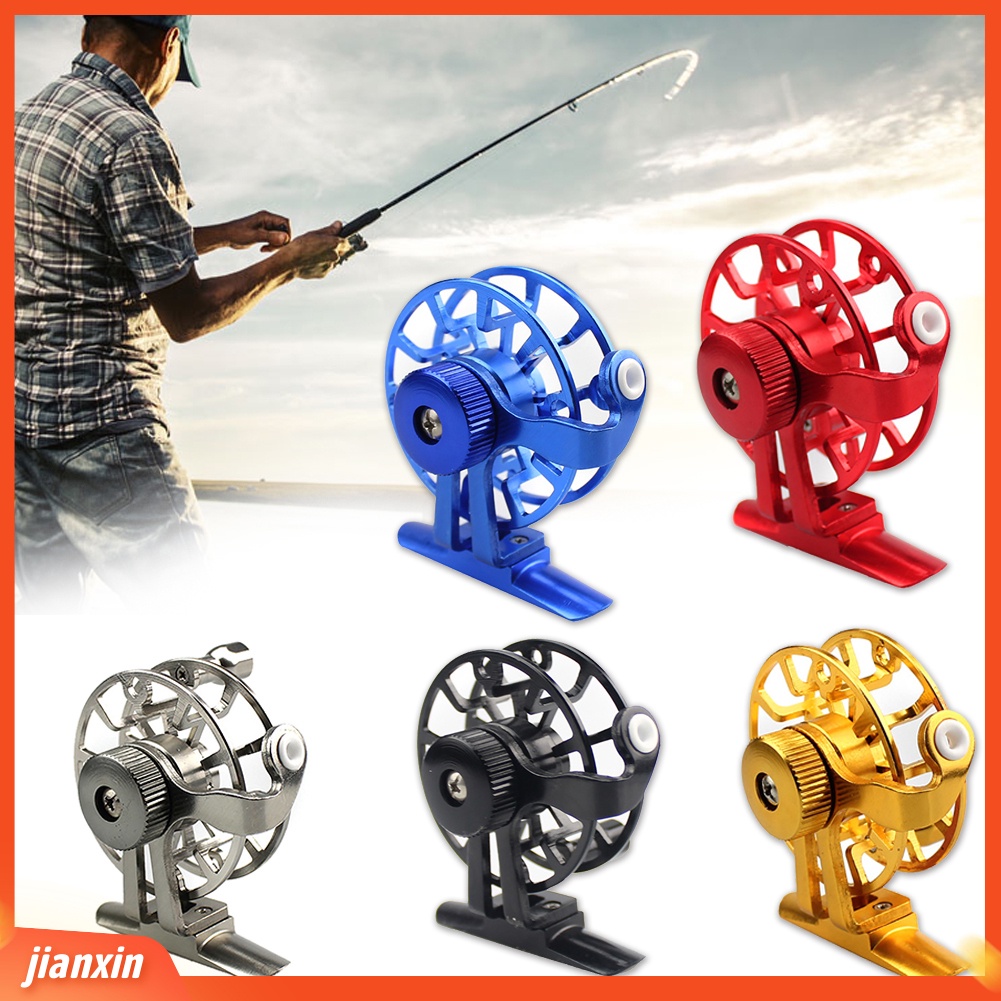 (In Stock) Perlengkapan Memancing Aluminium Alloy Fly Fish Reel Mantan Ice Line Vessel Wheel Tool