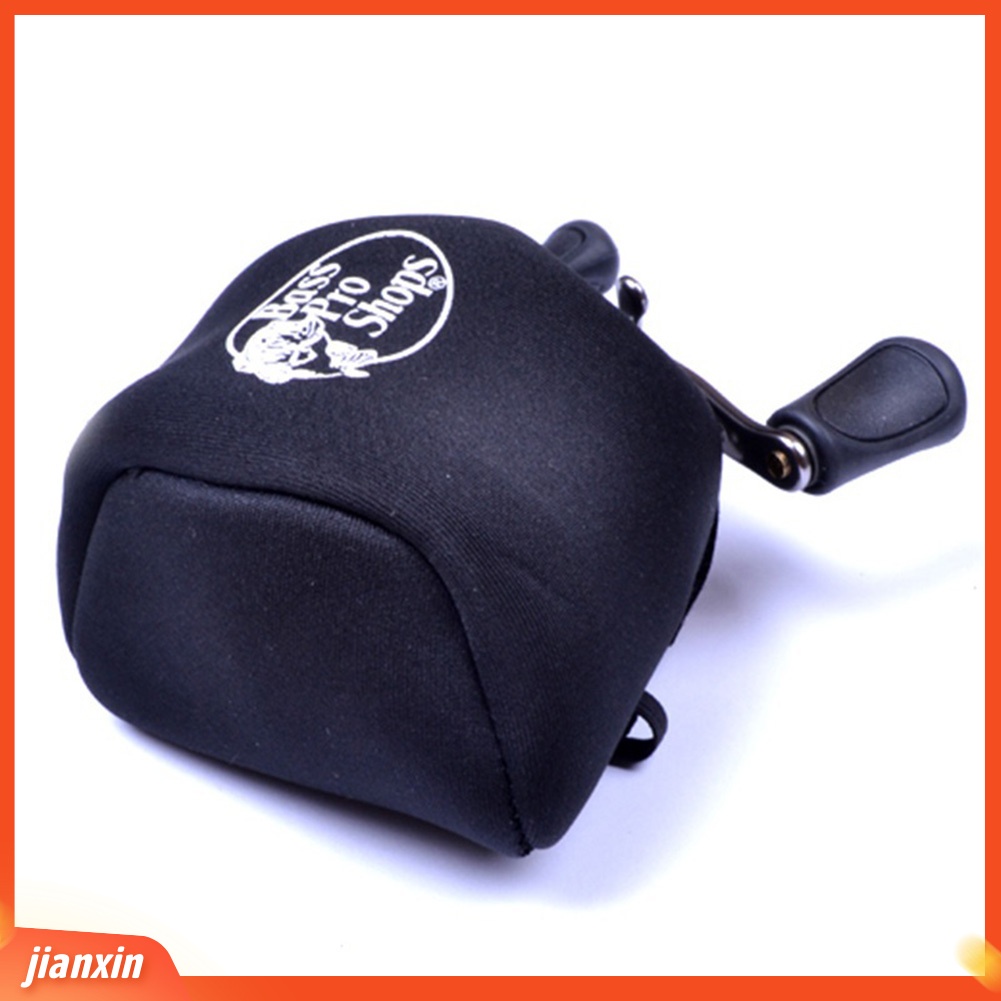 (In Stock) Sarung Pelindung Gulungan Pancing Elastis Cover Pouch Portable Nylon Storage Bag