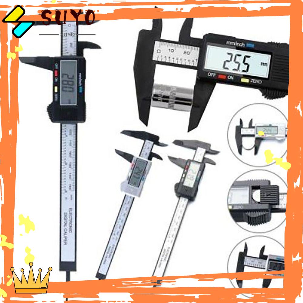 SUYO Vernier Calipers Alat Ukur Pengukur Elektronik LCD Digital