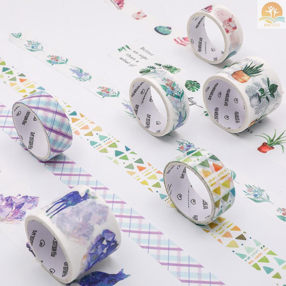 In Stock Washi Tape Set 4roll 30mm 15mm 5mm Lebar Dekoratif Warna-Warni Masking Tape Perekat Tape Stiker Seni Dan Kerajinan Hadiah Untuk Dekorasi DIY Craft Scrapbooking Jurnal Diary Foto
