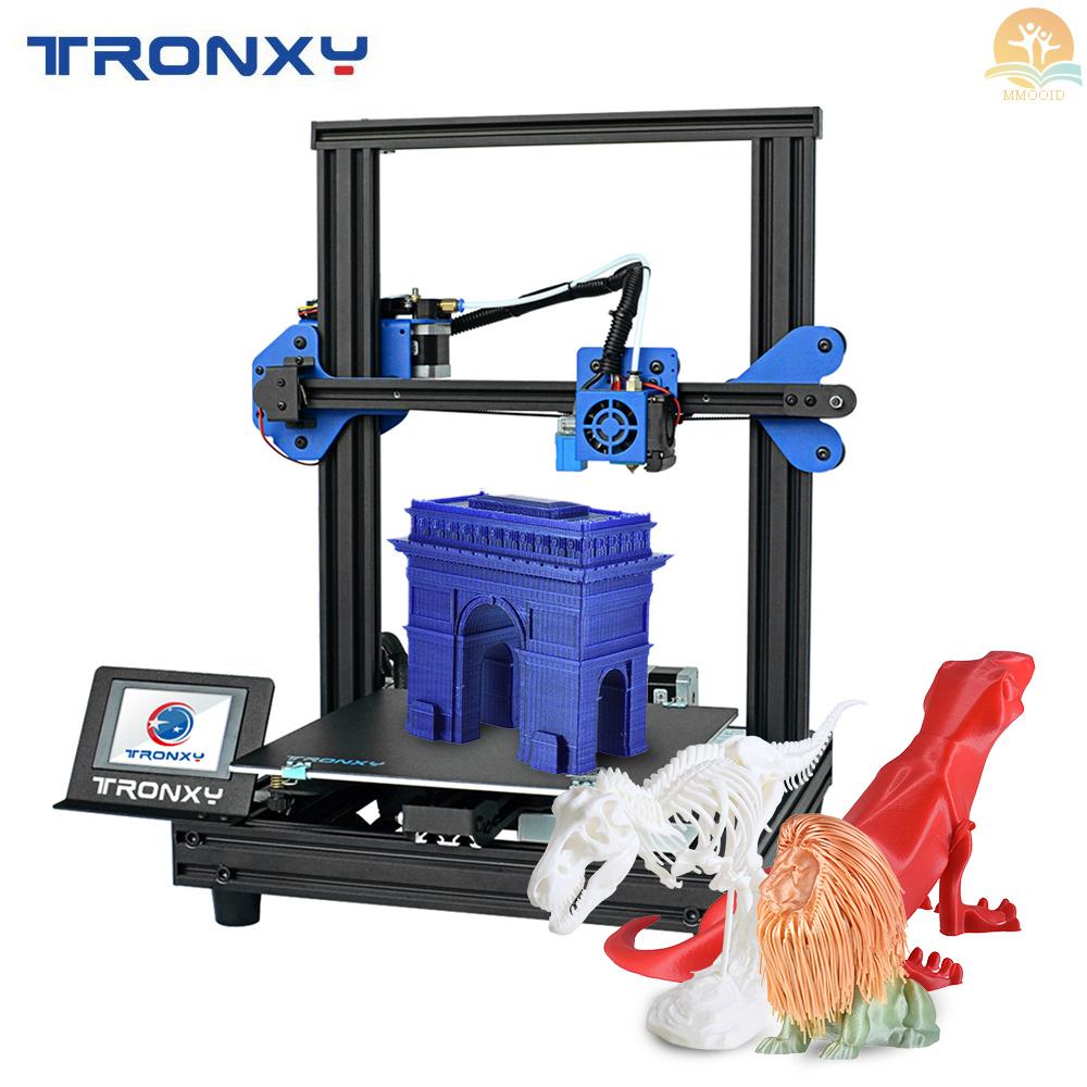 In Stock TRONXY XY-2 Pro 3D Printer Kit Perakitan Cepat 255*255*260mm Build Volume Silent Printing Dukungan Auto Leveling Resume Print Filament Deteksi Habis Dengan Kartu TF 8G &amp; PLA