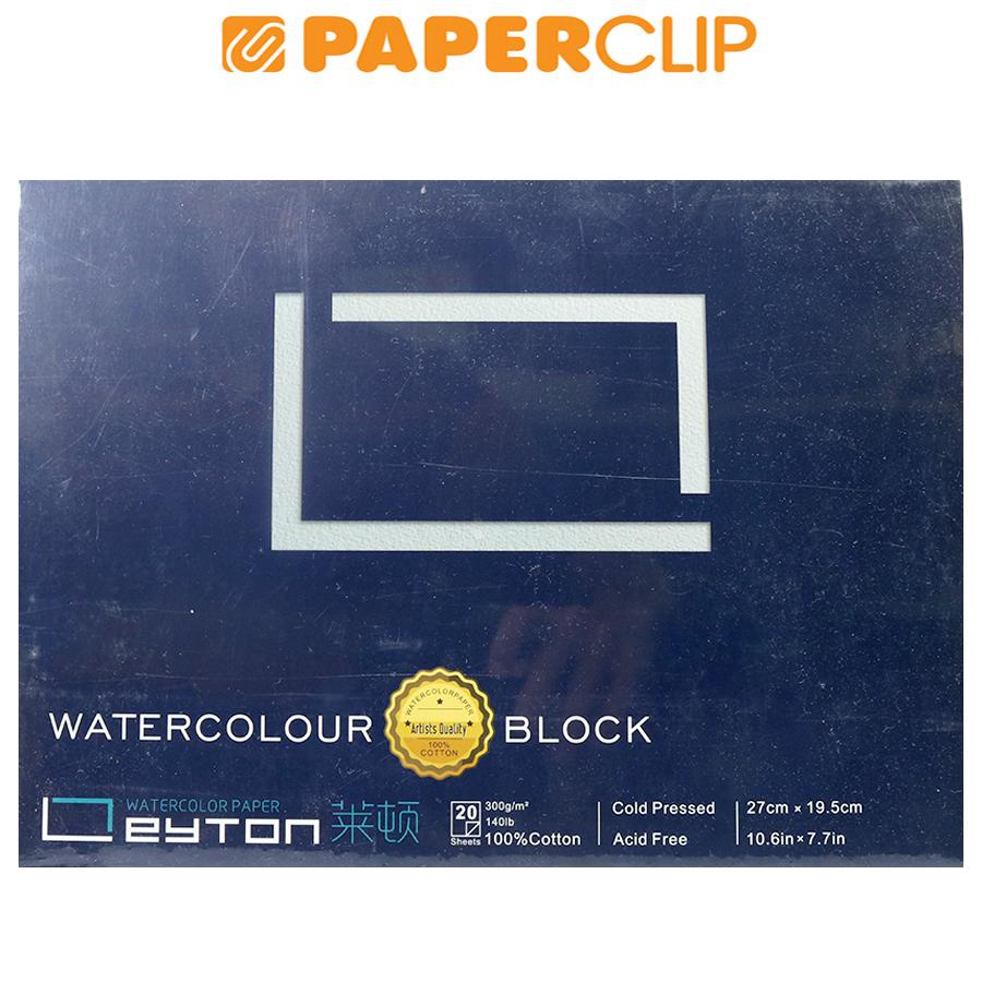 

WATERCOLOUR BLOCK LEYTON COLD PRESS 300 1852 20S