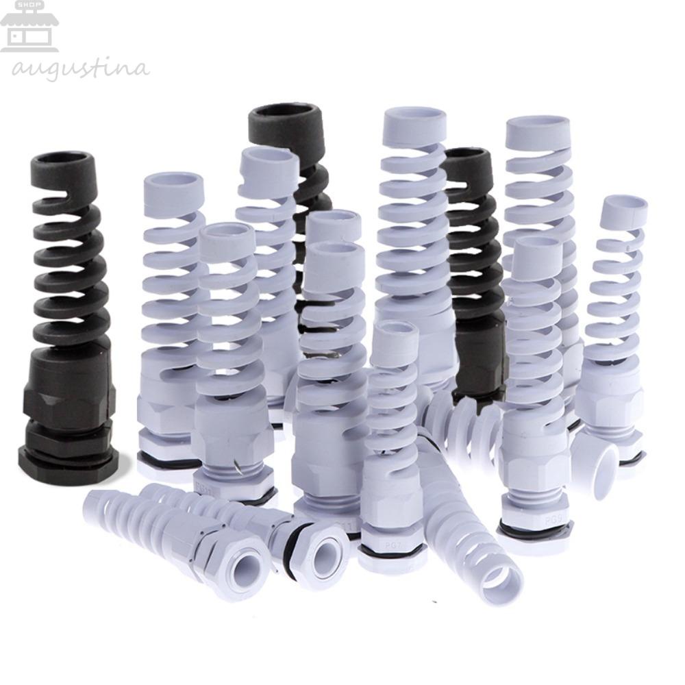AUGUSTINA Cable Gland Dustproof PG7/PG9/PG11 Fiksasi Anti Tekuk PG Model Spring Type Sambungan Kabel