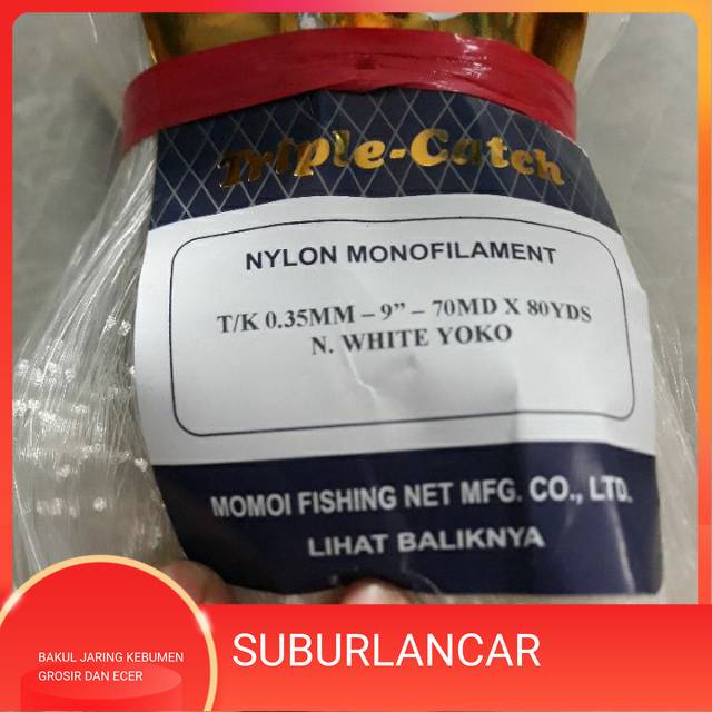 JARING IKAN TUNA 9 INCHI 0.35 MOMOI 70/80 YOKO