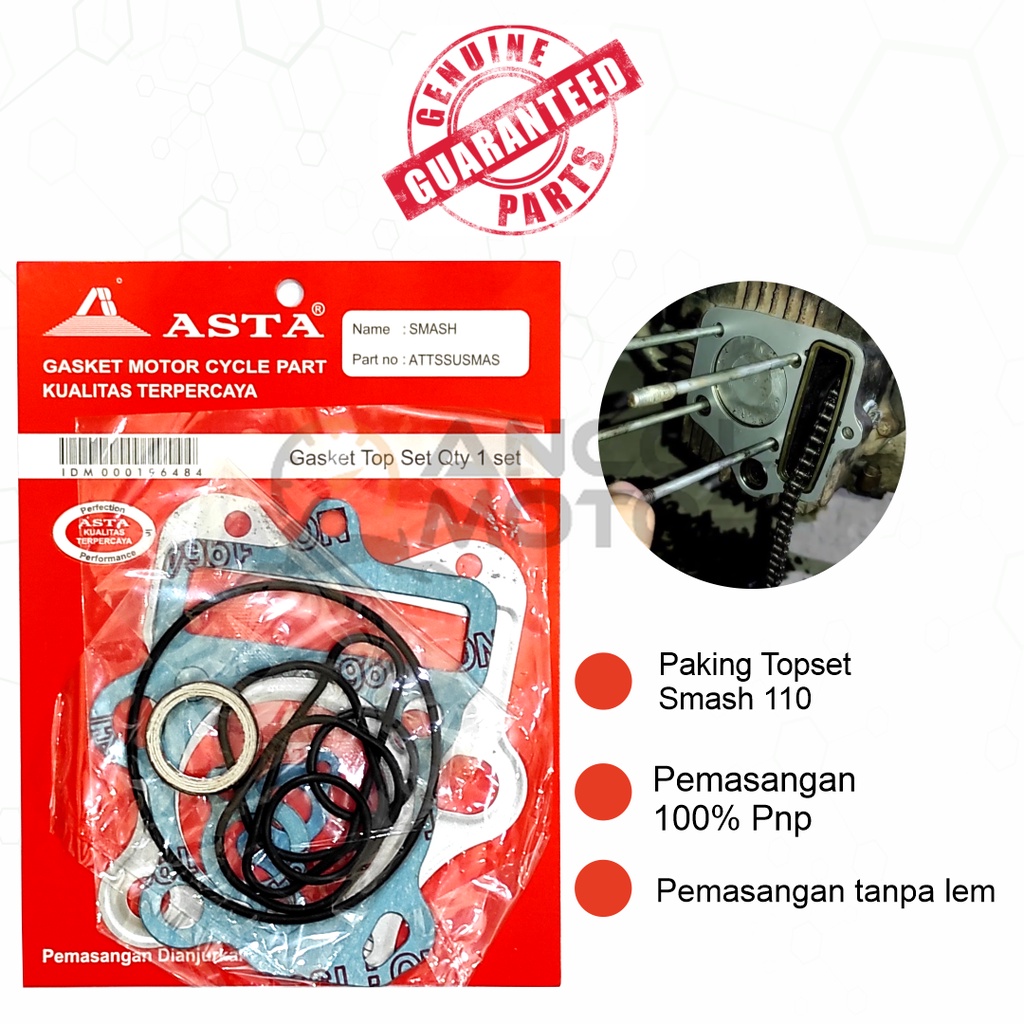Paking Top Set Smash Lama Packing Topset Gasket Motor Blok Silinder Head Motor Suzuki